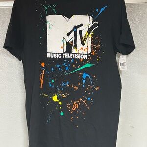 MTV Black Graphic T-Shirt